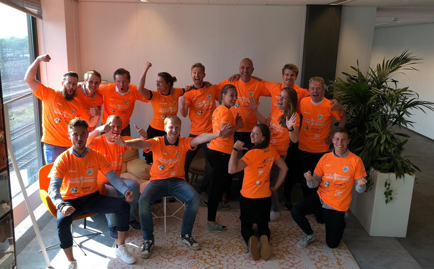 Team Orangeheroes maakt zich op voor Roparun 2019
